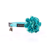COLLAR MINI BÁSICO FLOR / MENTA RAYAS ARE FOREVER